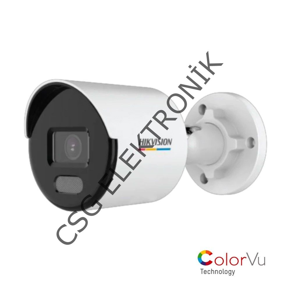 HAIKON HİKVİSİON DS-2CD1027G0-LUF 2MP 4MM 30 METRE COLORVU IP BULLET KAMERA (-Dahili Mikrofunlu)IP67 METAL