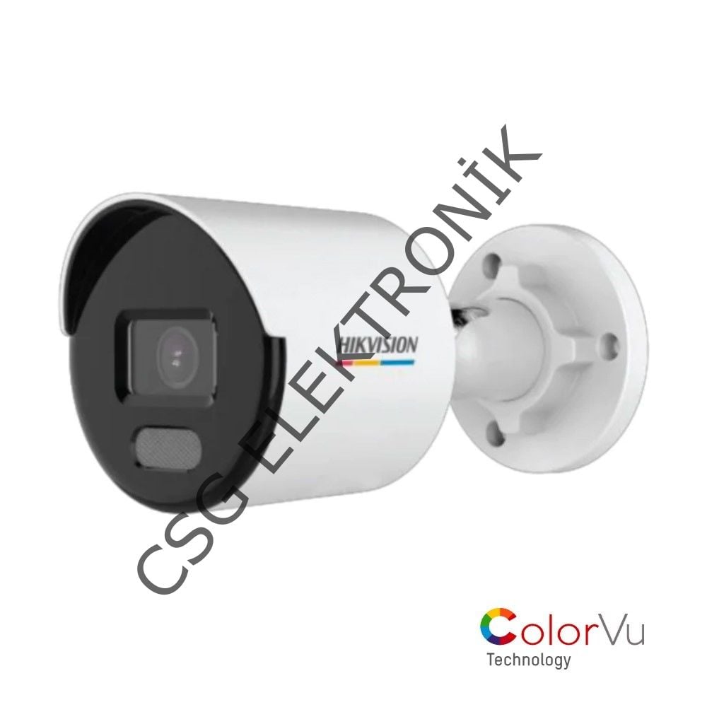 HAIKON HİKVİSİON DS-2CD1027G0-LUF 2MP 4MM 30 METRE COLORVU IP BULLET KAMERA (-Dahili Mikrofunlu)IP67 METAL